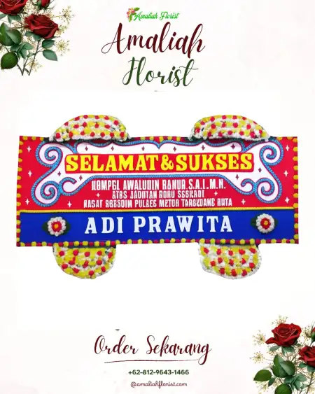 Papan Bunga Ucapan Selamat Bradag
