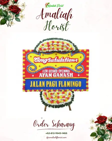 Sewa Papan Bunga Bradag